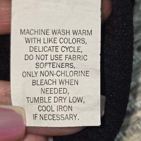 MTA Shorts Womens XL Black Ribbed Knit Pleated Front Stretchy Elastic Waistband - Picture 5 of 12